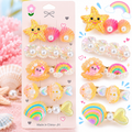 Girls Cute Ocean Theme Hair Clips Set
