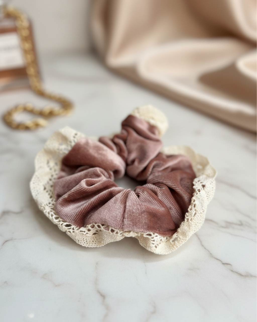 Blush Aura Stretch Ties