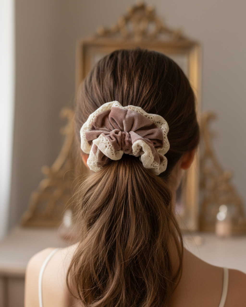 Blush Aura Stretch Ties