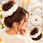 Premium Fluffy Faux Fur Hair Scrunchies for Women (Assorted Colours)