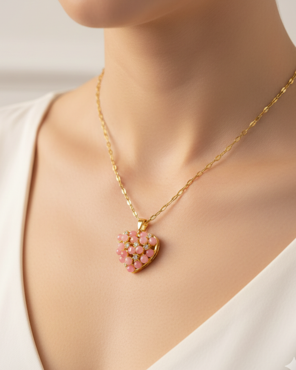 Lyra heart Pendant Necklace