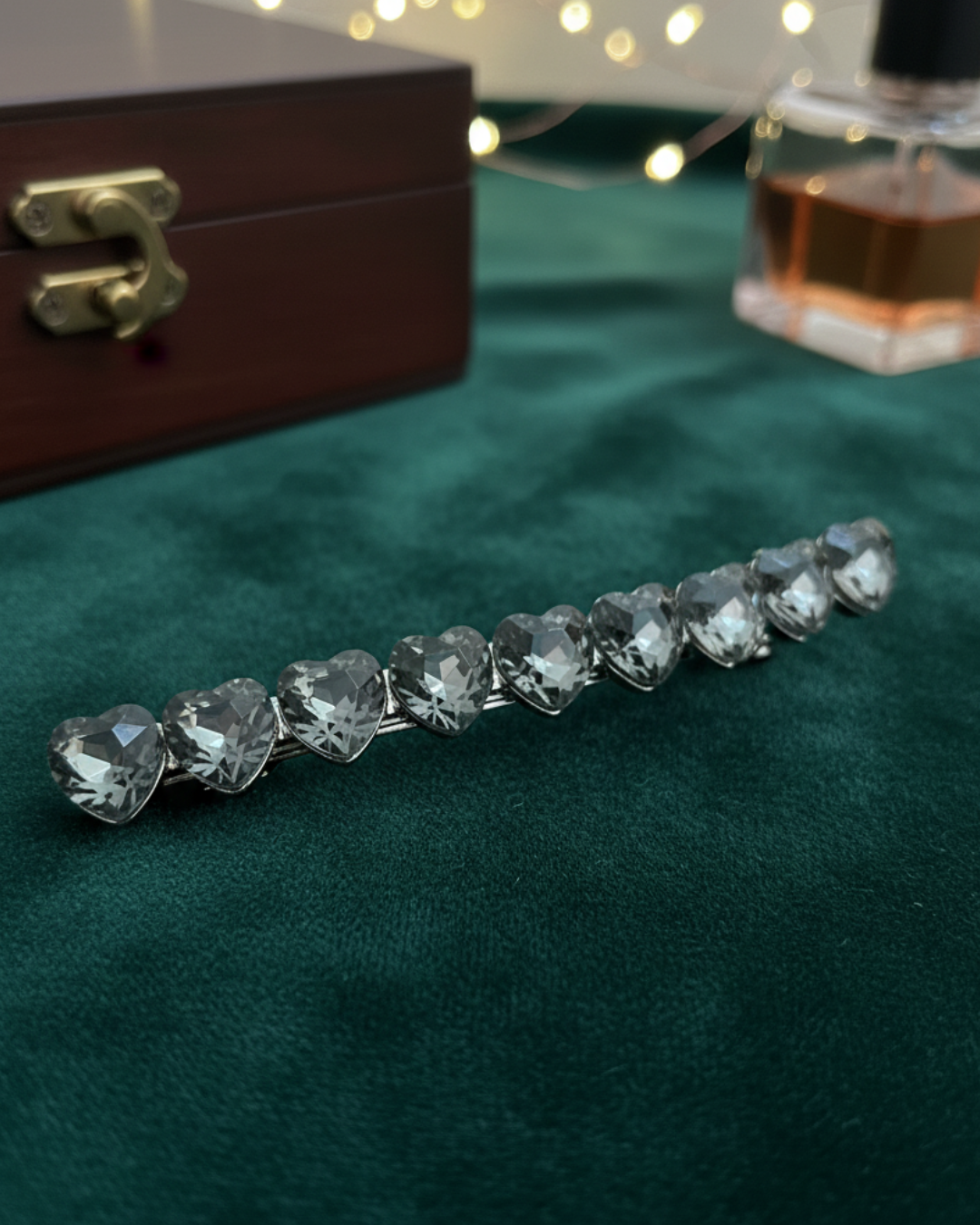 Silver Latte  Snap Clip