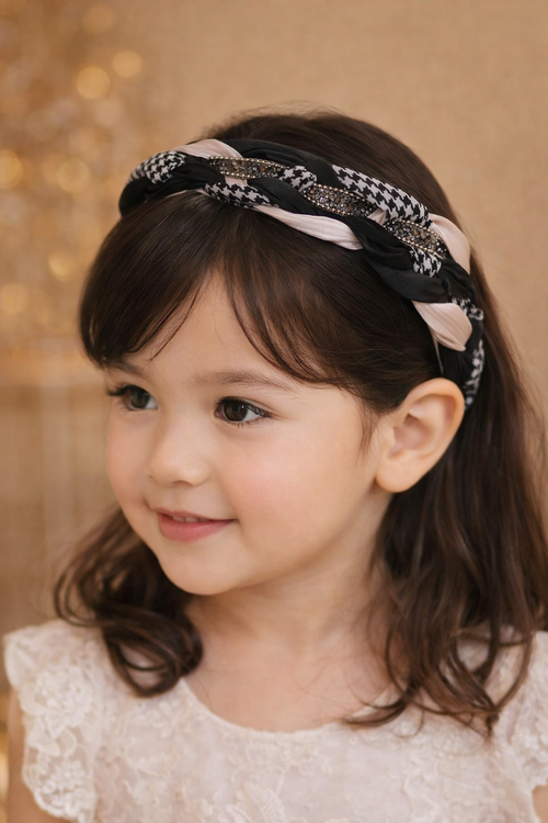 Braided Fabric Headband for Women