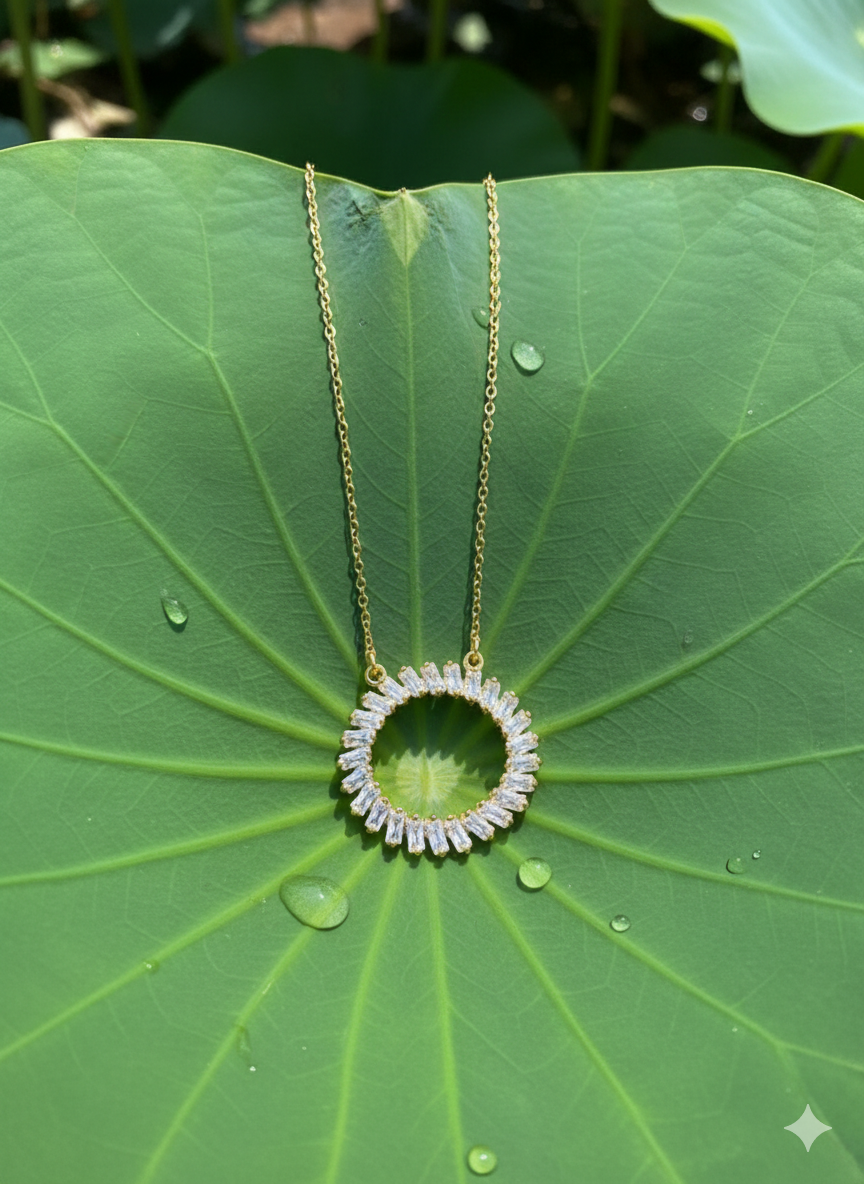 Baguette Diamond Pendant