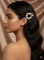 Pearl Circle Hair Claw