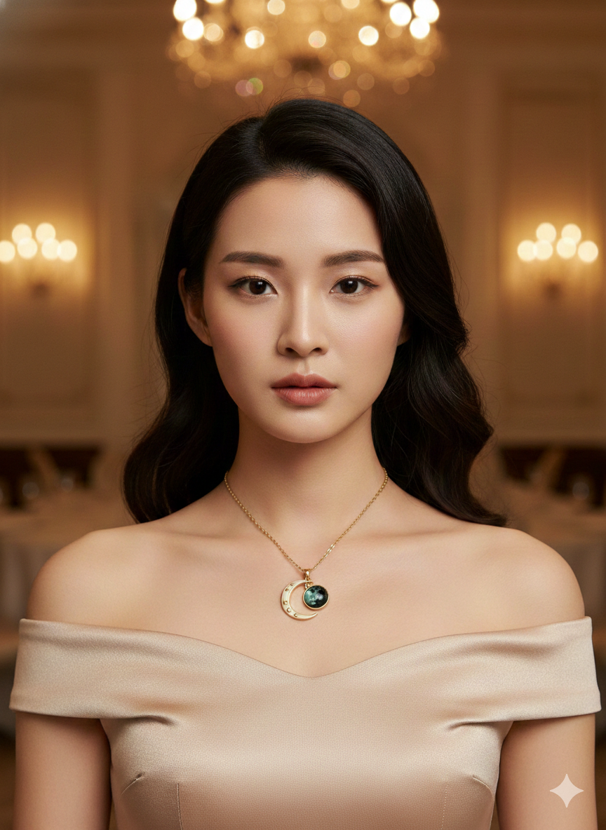 Celestial Lunar Harmony Necklace