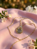 Elegant Korean  Gold Plated Crystal Heart Pendant Necklace for Women & Girls