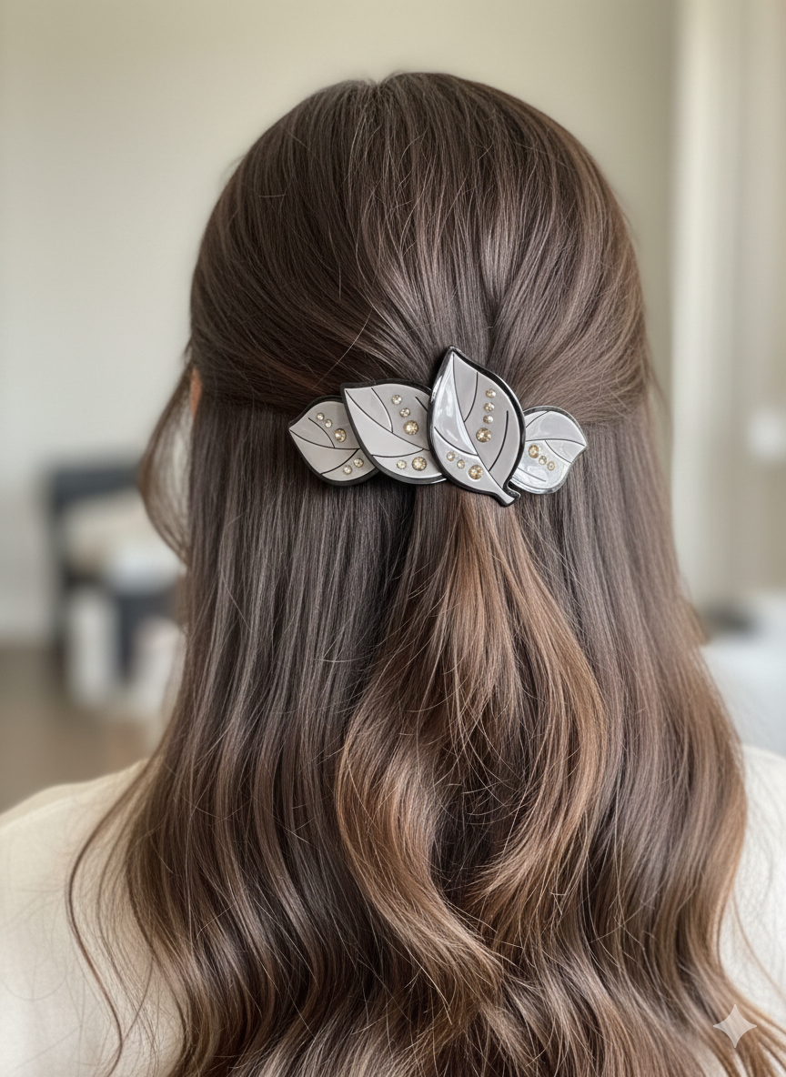 Leaf Hair-Barrette