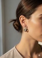 Dual-Orb Crystal Studs