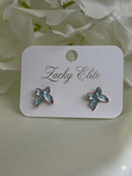 Enamel Butterfly Stud Earrings for Women