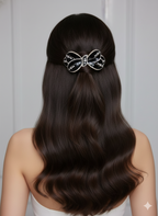 Crystal Ribbon Barrette