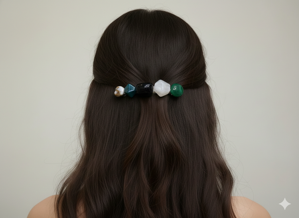 Assorted Crystal Leaf Barrette