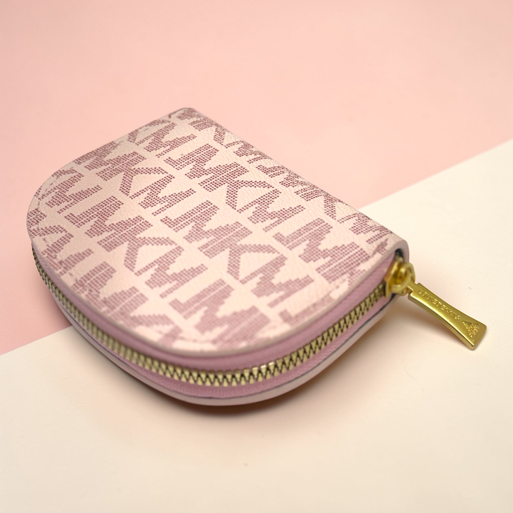 3 Pcs Women’s Pink Wallet Set – Card Holder, Coin Purse & Zip Pouch Combo