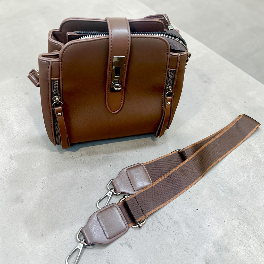 Premium Brown Leather Sling Bag for Women