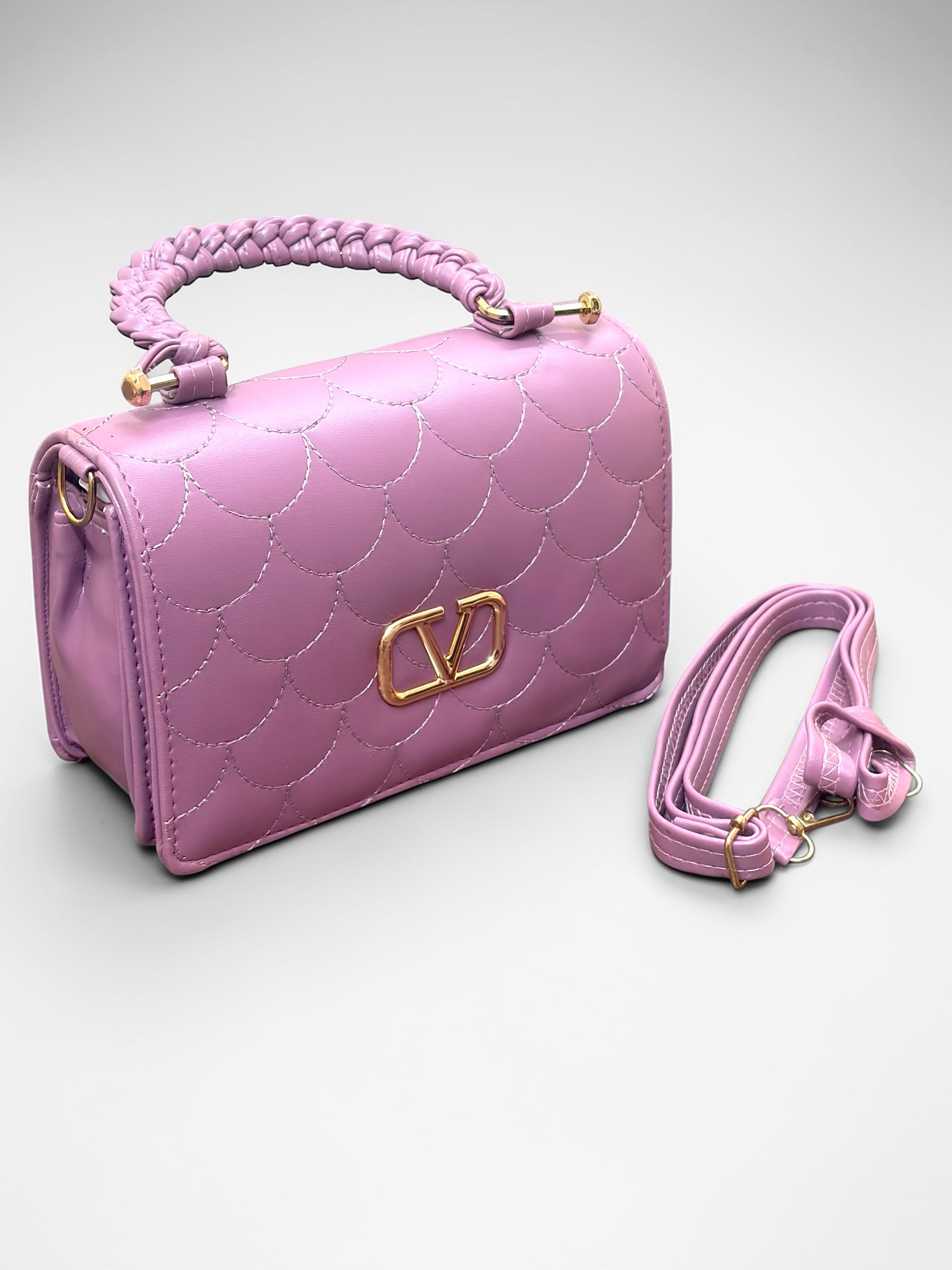 Premium Pink Leather Sling Bag for Women
