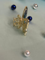Iridescent Butterfly Hair Claw Clip