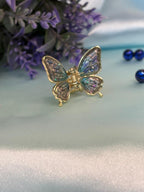 Iridescent Butterfly Hair Claw Clip