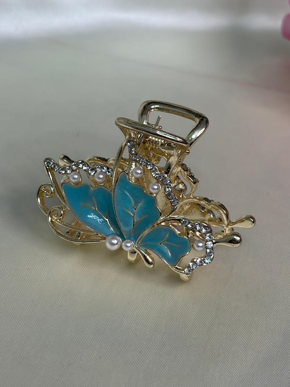 Golden Butterfly Clip