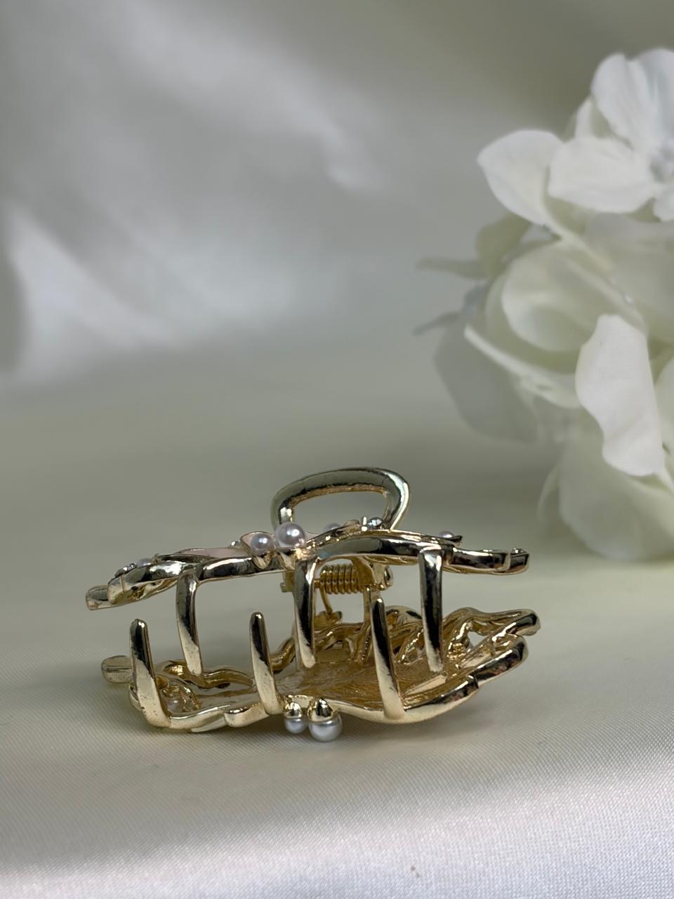 Golden Butterfly Clip