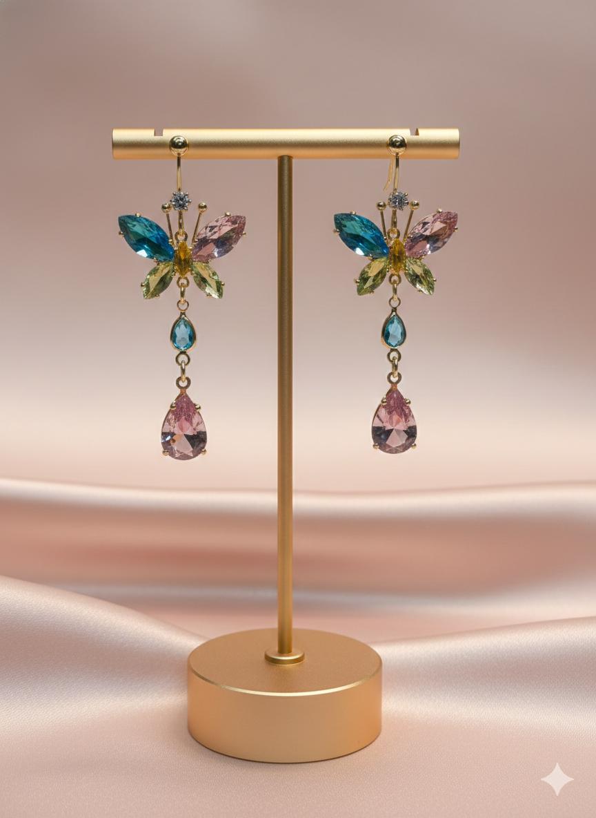 Crystal Butterfly Droplets