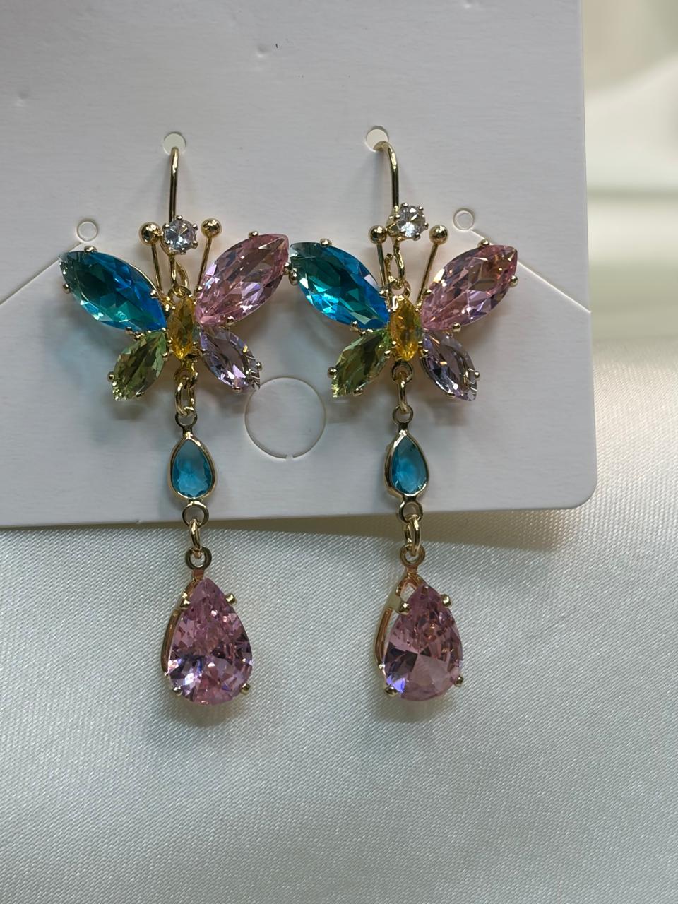 Crystal Butterfly Droplets