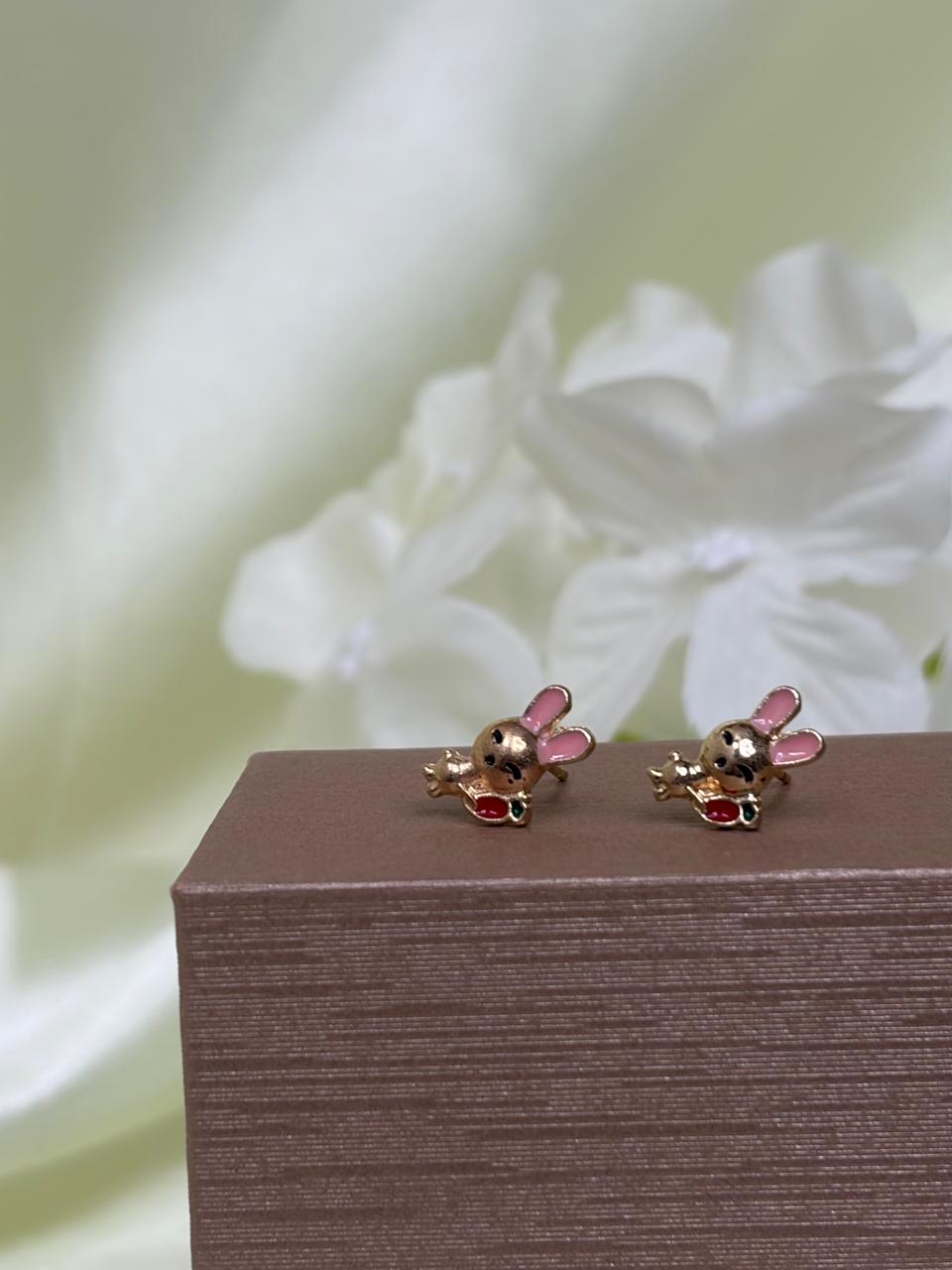 Playful Fried Egg Stud Earrings