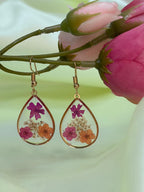 Rimmed Botanical Dangle Jewelry