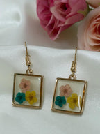 Real Pressed Multi-Color Blooms Dangler