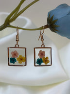 Real Pressed Multi-Color Blooms Dangler