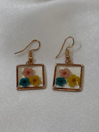 Real Pressed Multi-Color Blooms Dangler