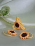 Cheerful Sunflower Hair Accessory Set - 2pc Combo