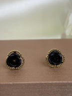 Rose-Themed Resin Stud Earring