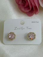 Elegant 3D Floral Earring Tops