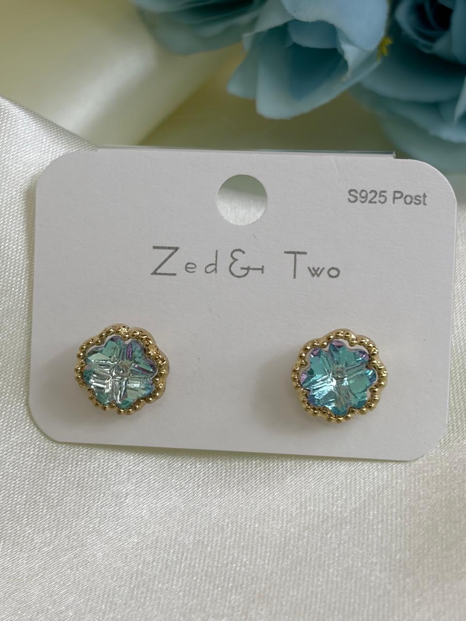 Elegant 3D Floral Earring Tops