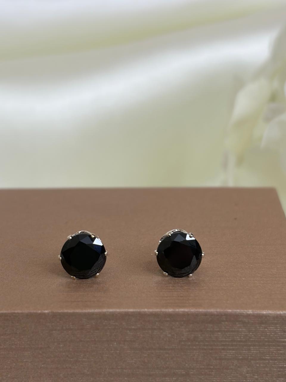 Sterling Silver Stone Studs