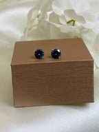 Sterling Silver Stone Studs