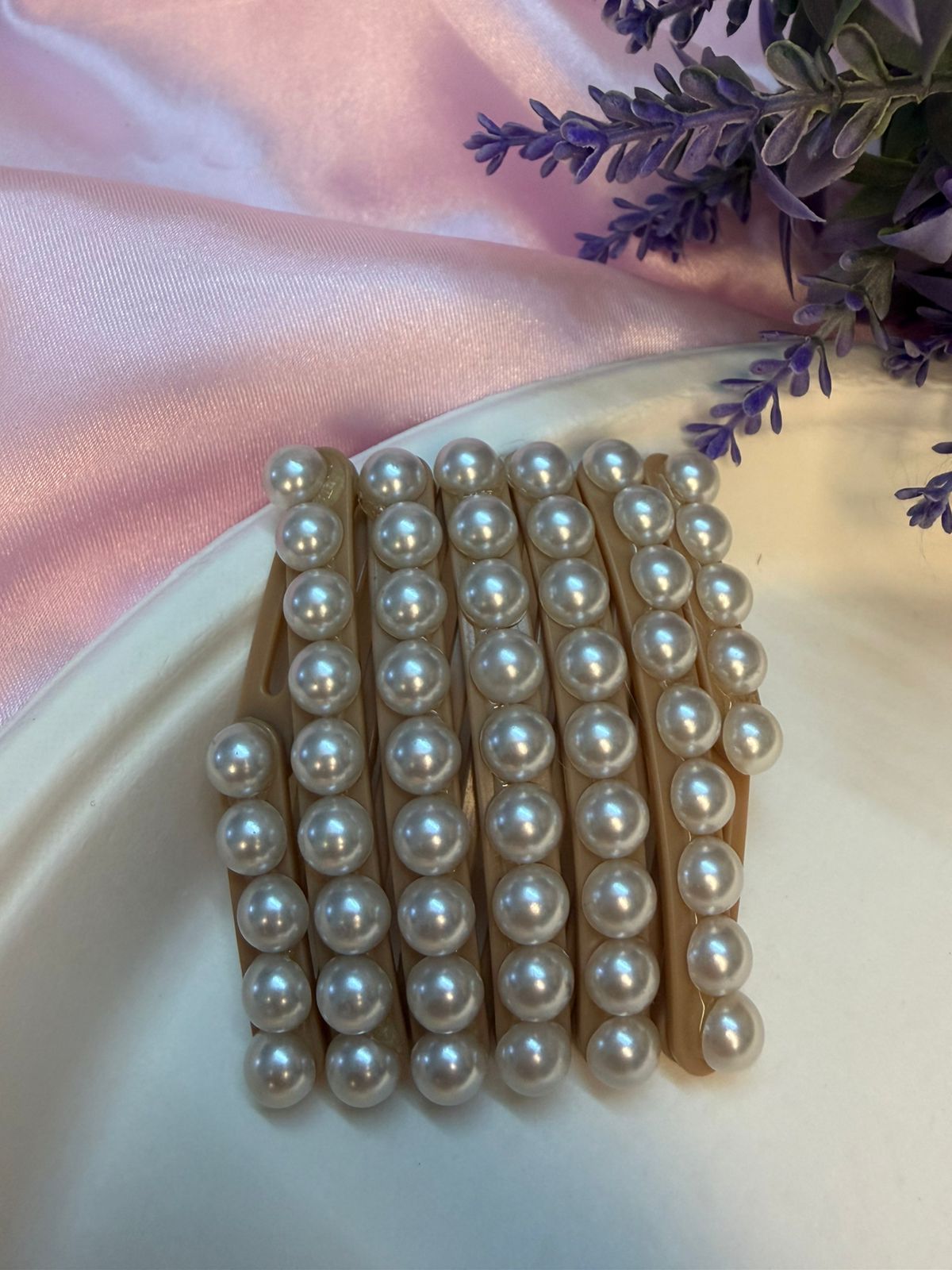 Premium Hair Scrunchies & Clips Gift Set