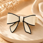 Elegant Cream Butterfly Hair Clip