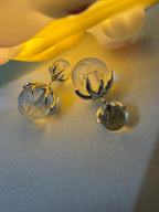 Dual-Orb Crystal Studs