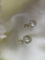 Dual-Orb Crystal Studs