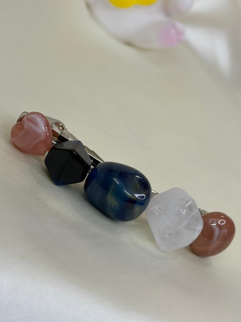 Assorted Crystal Leaf Barrette