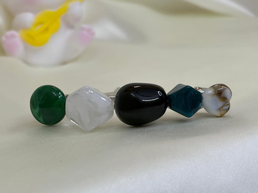 Assorted Crystal Leaf Barrette