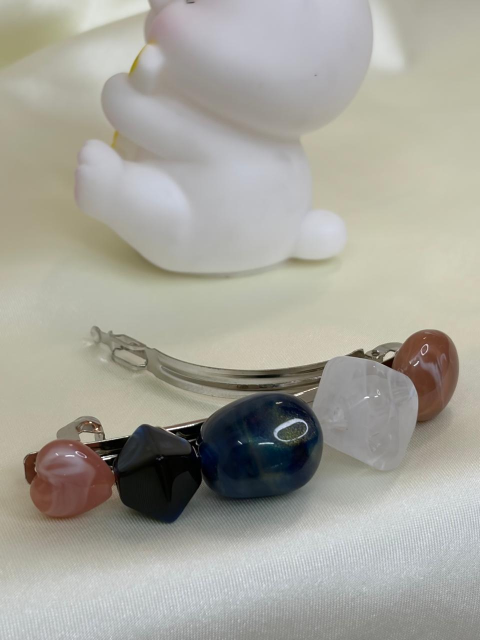 Assorted Crystal Leaf Barrette