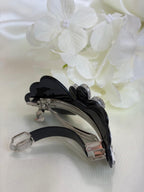 Crystal  Flower Barrette