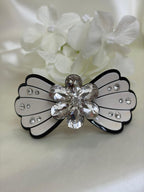 Crystal  Flower Barrette