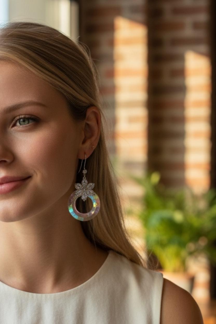 Floral Halo Droplets