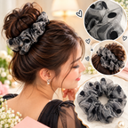 Soft Elastic Ponytail & Bun Holder (Assorted Colour)